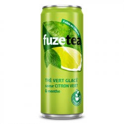 Fuze tea Thé vert glacé citron vert - 33cl