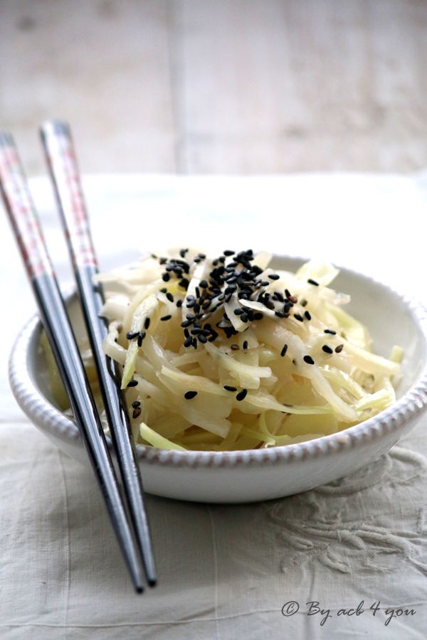 Salade de chou blanc à la japonaise, comme au restau Salade de choux